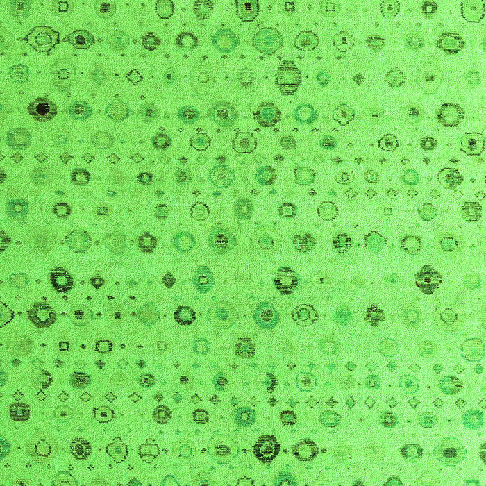 Machine Washable Solid Green Modern Area Rugs, wshabs4478grn