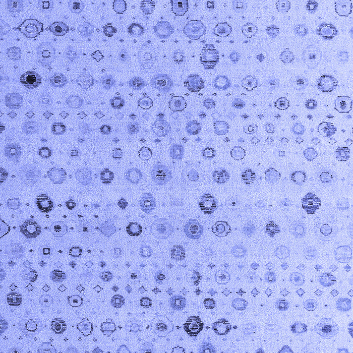 Machine Washable Solid Blue Modern Rug, wshabs4478blu