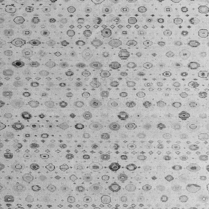 Square Machine Washable Solid Gray Modern Rug, wshabs4478gry