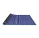 Sideview of Abstract Blue Modern Rug, abs4479blu