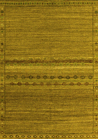 Abstract Yellow Modern Rug, abs4479yw