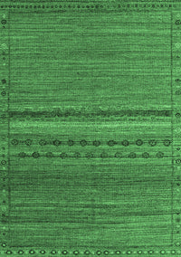 Abstract Emerald Green Modern Rug, abs4479emgrn