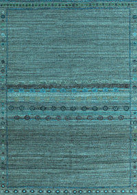 Abstract Light Blue Modern Rug, abs4479lblu