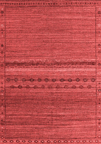 Abstract Red Modern Rug, abs4479red