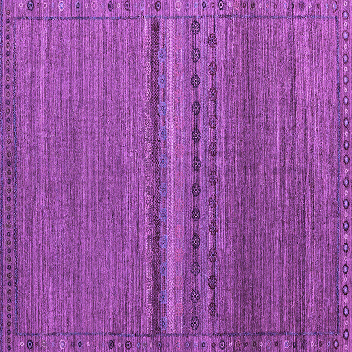 Square Abstract Purple Modern Rug, abs4479pur