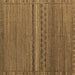 Square Abstract Brown Modern Rug, abs4479brn