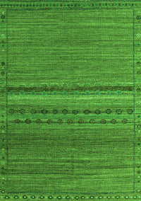 Abstract Green Modern Rug, abs4479grn