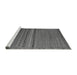 Sideview of Machine Washable Abstract Gray Modern Rug, wshabs4479gry