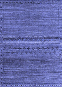 Abstract Blue Modern Rug, abs4479blu