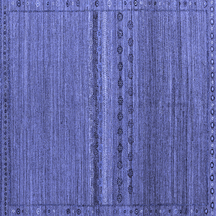 Square Machine Washable Abstract Blue Modern Rug, wshabs4479blu