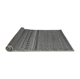 Sideview of Abstract Gray Modern Rug, abs4479gry