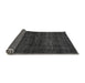 Sideview of Abstract Gray Modern Rug, abs447gry