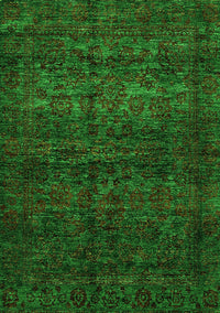 Abstract Green Modern Rug, abs447grn