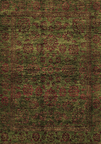 Abstract Brown Modern Rug, abs447brn