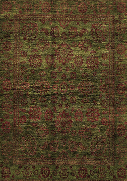 Abstract Brown Modern Rug, abs447brn