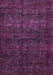 Machine Washable Abstract Purple Modern Area Rugs, wshabs447pur