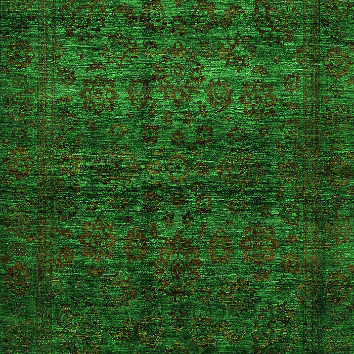 Machine Washable Abstract Green Modern Area Rugs, wshabs447grn