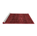 Modern Red Washable Rugs