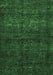 Abstract Emerald Green Modern Rug, abs447emgrn