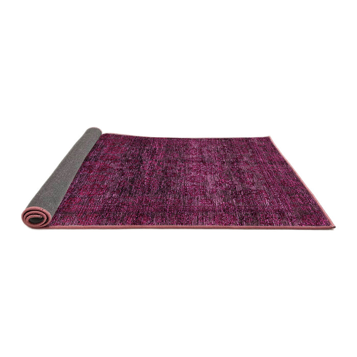 Sideview of Abstract Pink Modern Rug, abs447pnk
