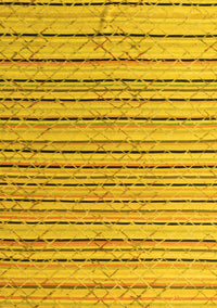 Abstract Yellow Modern Rug, abs4480yw