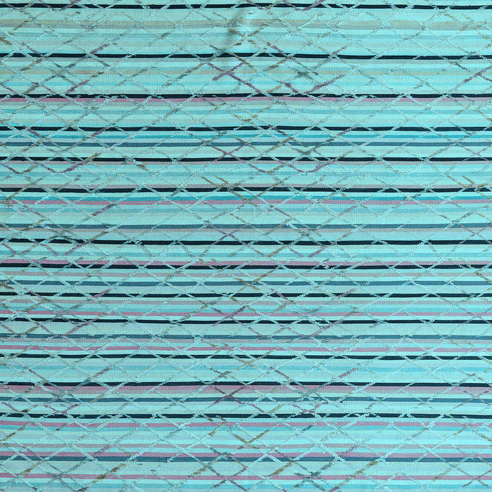 Square Abstract Light Blue Modern Rug, abs4480lblu