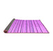 Sideview of Abstract Purple Modern Rug, abs4480pur