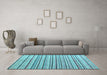 Machine Washable Abstract Light Blue Modern Rug in a Living Room, wshabs4480lblu