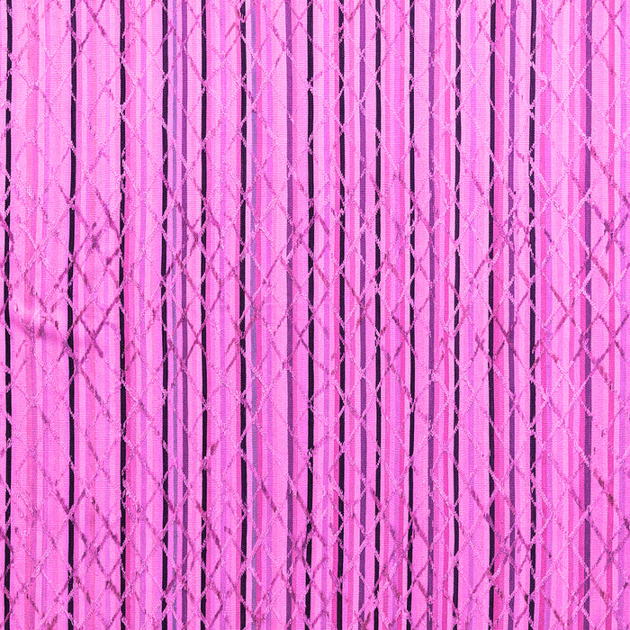 Square Machine Washable Abstract Pink Modern Rug, wshabs4480pnk