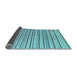 Sideview of Abstract Light Blue Modern Rug, abs4480lblu