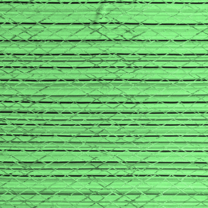 Square Abstract Emerald Green Modern Rug, abs4480emgrn