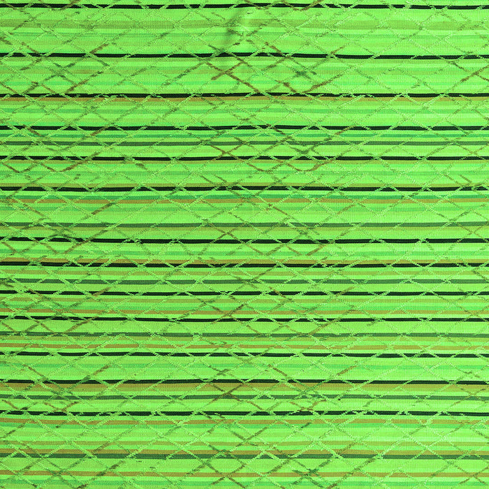 Square Machine Washable Abstract Green Modern Area Rugs, wshabs4480grn