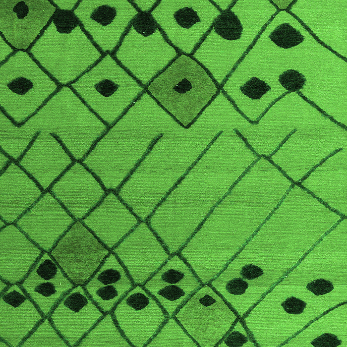 Solid Green Modern Rug, abs4481grn