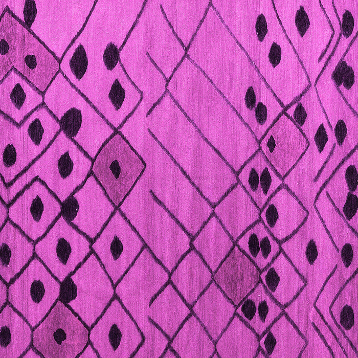 Square Machine Washable Solid Pink Modern Rug, wshabs4481pnk