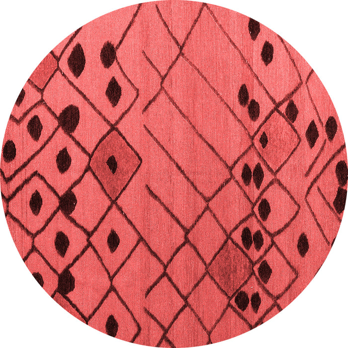 Solid Red Modern Rug, abs4481red