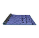 Sideview of Solid Blue Modern Rug, abs4481blu