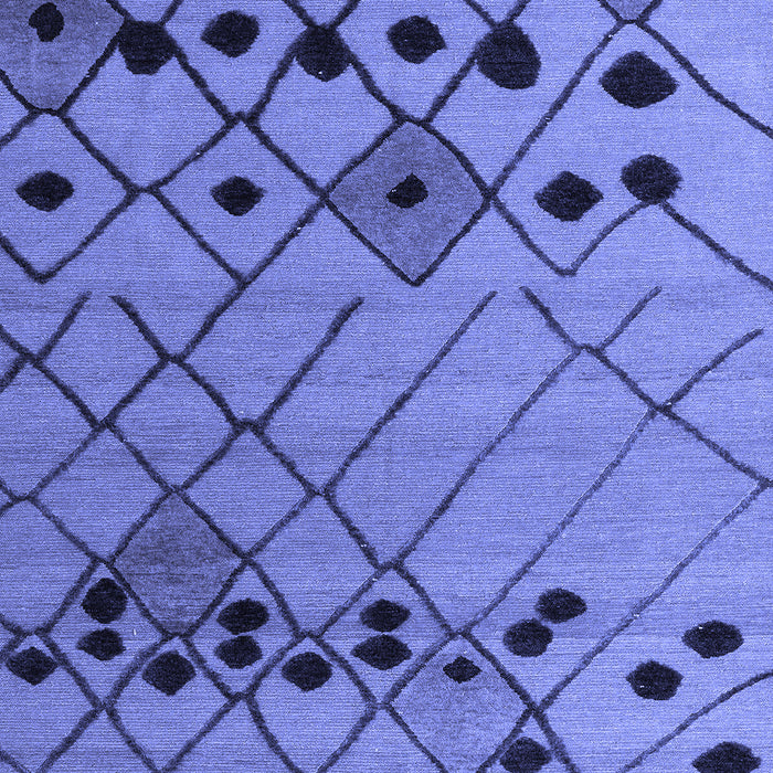 Solid Blue Modern Rug, abs4481blu