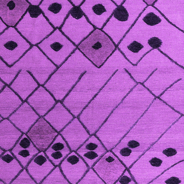 Machine Washable Solid Purple Modern Area Rugs, wshabs4481pur