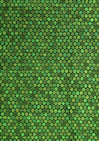 Abstract Green Modern Rug, abs4482grn