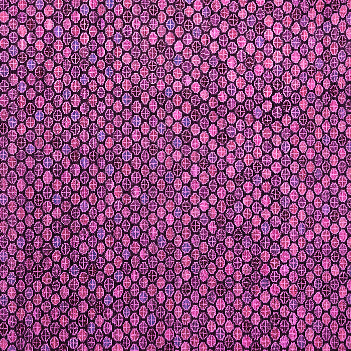 Square Abstract Pink Modern Rug, abs4482pnk