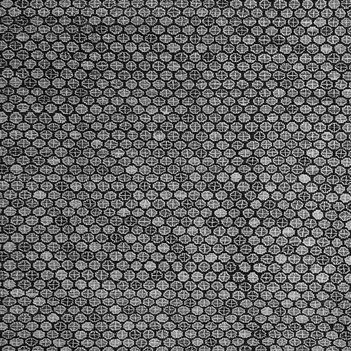 Square Abstract Gray Modern Rug, abs4482gry