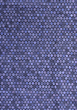 Abstract Blue Modern Rug, abs4482blu