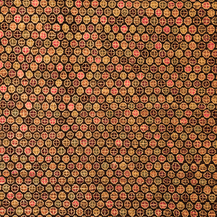 Machine Washable Abstract Orange Modern Area Rugs, wshabs4482org