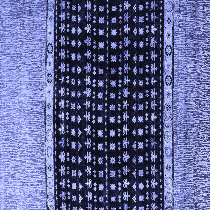 Square Machine Washable Abstract Blue Modern Rug, wshabs4483blu