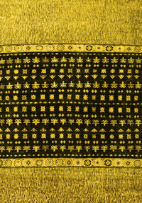 Abstract Yellow Modern Rug, abs4483yw