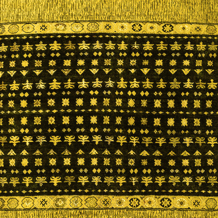 Abstract Yellow Modern Rug, abs4483yw