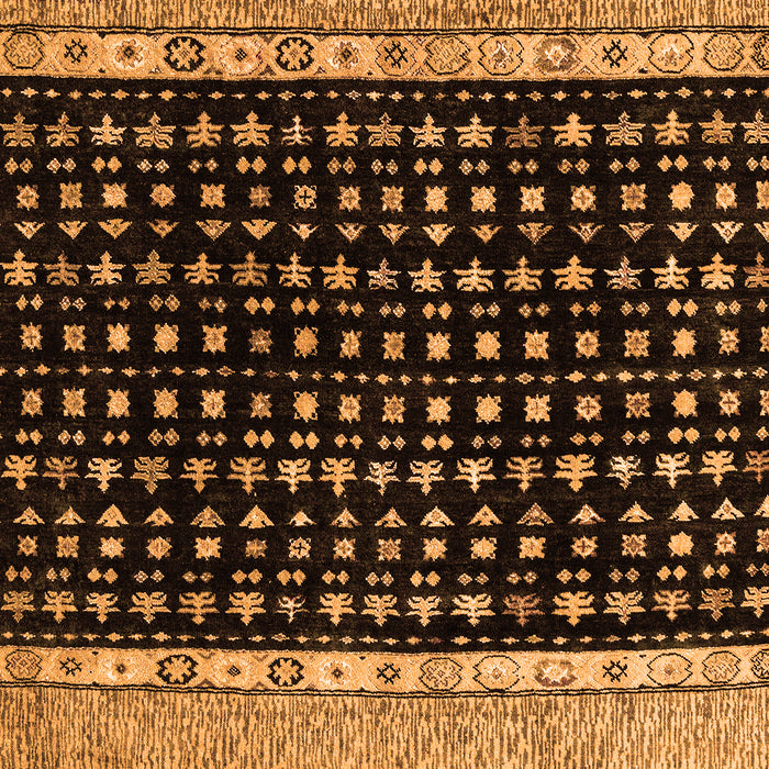 Abstract Orange Modern Rug, abs4483org