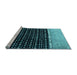 Sideview of Machine Washable Abstract Light Blue Modern Rug, wshabs4483lblu