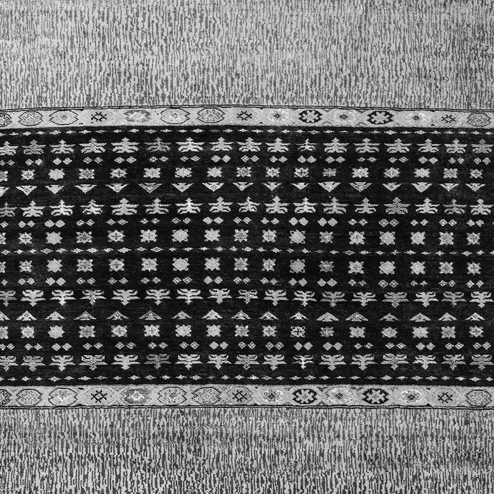 Square Machine Washable Abstract Gray Modern Rug, wshabs4483gry