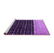 Sideview of Machine Washable Abstract Purple Modern Area Rugs, wshabs4483pur